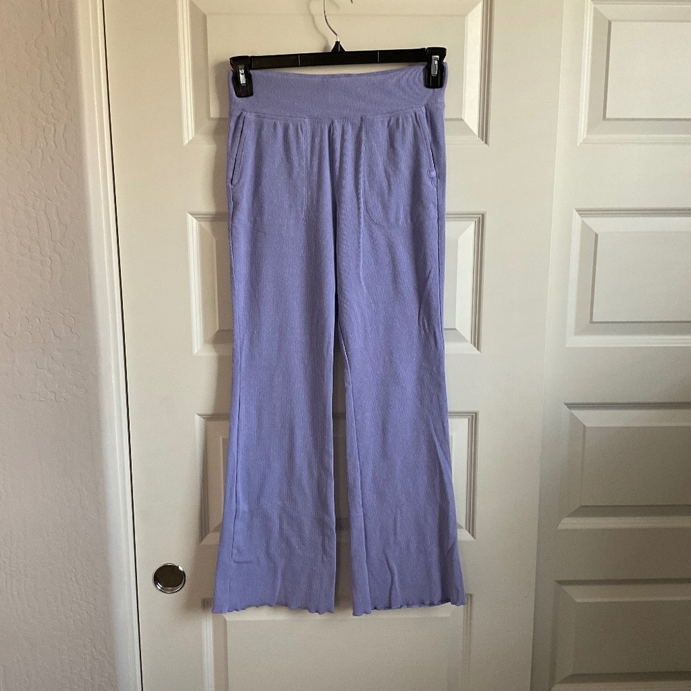 Athleta Girl Purple Flare Leg Sweatpants - Size XL (14)‎